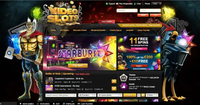 Videoslots Casino